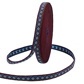 15 вышивка в этническом стиле полиэстеровыми лентами, ромб шаблон, жаккардовая лента, аксессуары для одежды