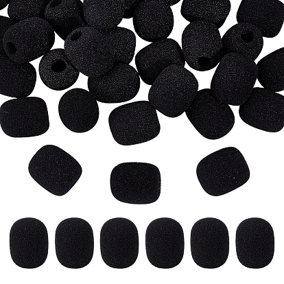 60шт. мини-микрофонный губчатый чехол, овальные
