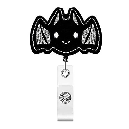 Halloween Badge Reel, Black Cat Badge Reel, Nurse Badge Reel