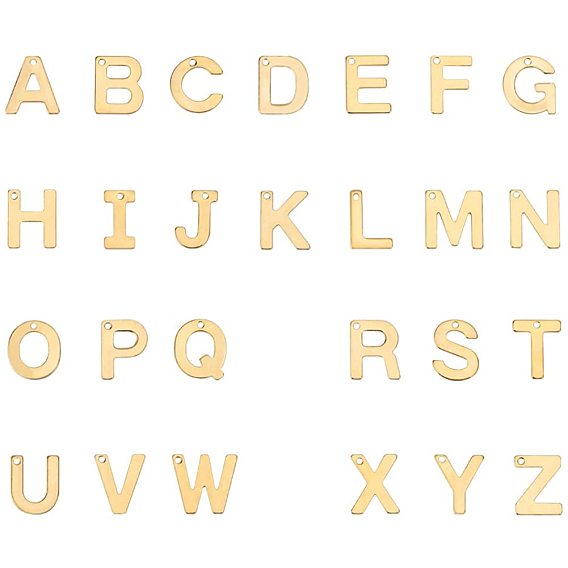304 прелести нержавеющей стали, алфавит, золотые