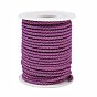 Nylon Round Milan Cord with Metallic Thread