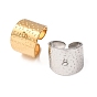 Sertissage texturé 304 bague de manchette en acier inoxydable, anneau de base