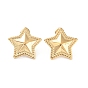 304 Stainless Steel Stud Earrings, Star