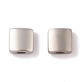 304 Stainless Steel Beads, Square