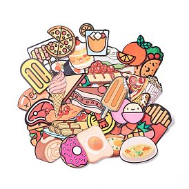 Waterproof Self Adhesive Paper Stickers, for Suitcase, Skateboard, Refrigerator, Helmet, Mobile Phone Shell, Colorful