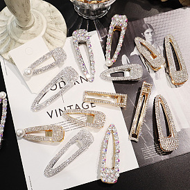 Shiny Fairy Pearl Hair Clip - Luxurious and Elegant Diamond Hairpin.
