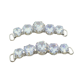 2 шт. латунные микрофибровые клипсы для пряжек для обуви, для украшения сумки для обуви, кошелек аппаратные аксессуары