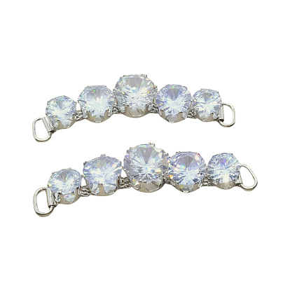 2 шт. латунные микрофибровые клипсы для пряжек для обуви, для украшения сумки для обуви, кошелек аппаратные аксессуары