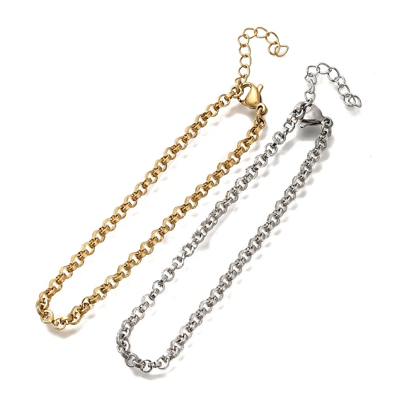 304 трос из нержавеющей стали цепи браслеты