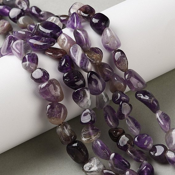 Природный аметист нитей бисера, самородки, упавший камень