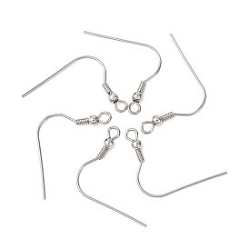 304 нержавеющей стали серьги крюков, с горизонтальной петлей, провод уха