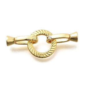 Плоская круглая стойка с покрытием из латуни, складные застежки, долговечный, без свинца и без кадмия