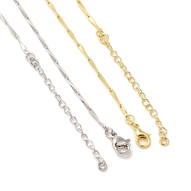 Ожерелья из латунных цепочек с витыми звеньями