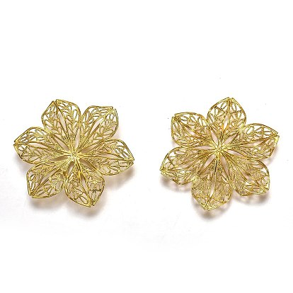 Латунный филигранный столяр, цветок