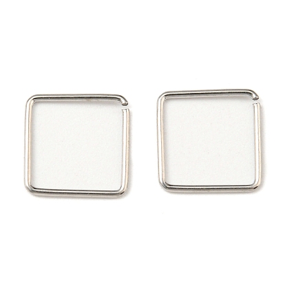 304 Stainless Steel Linking Rings, Quick Link Connectors, Square