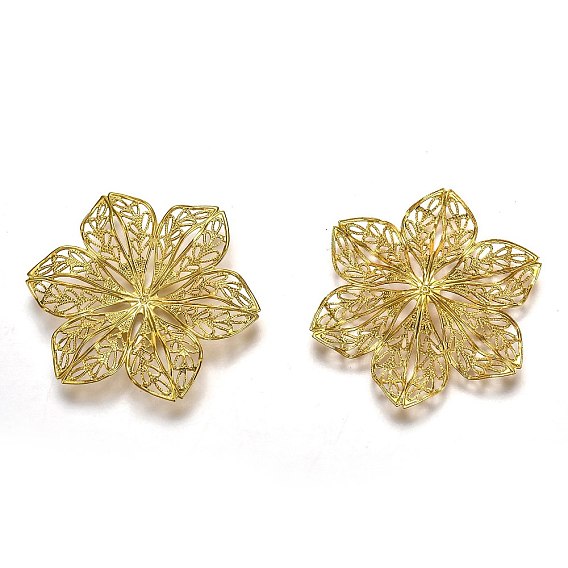 Латунный филигранный столяр, цветок