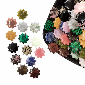 Статуэтки цветов из натуральных и синтетических драгоценных камней для украшения домашнего стола