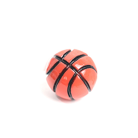 Пластиковые миниатюрные баскетбольные мячи, для микро ландшафта, декор кукольного домика