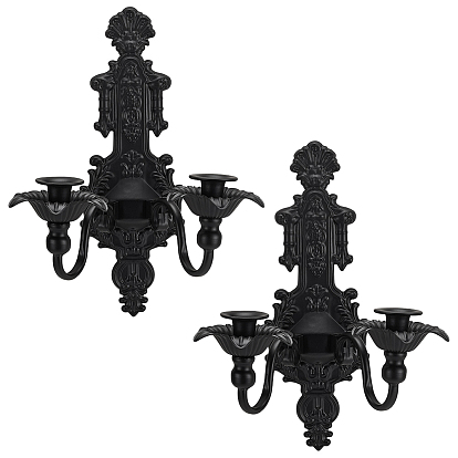 Настенные железные подсвечники, цветок