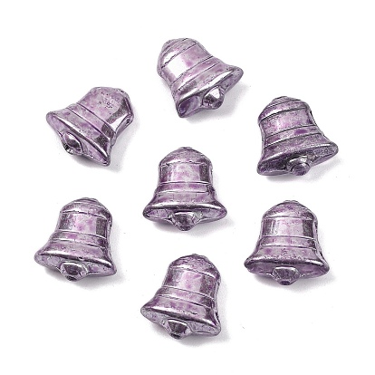 Чешские прессованные стеклянные бусины, колокол