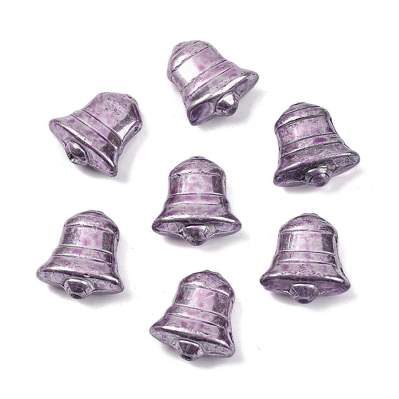 Чешские прессованные стеклянные бусины, колокол