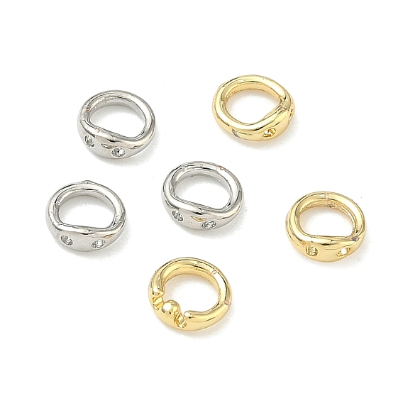 Круглые кольцевые латунные подвески, без кадмия и без свинца, долговечный, стойки покрытие