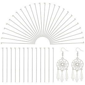 200 шт. 304 штифты с плоской головкой из нержавеющей стали