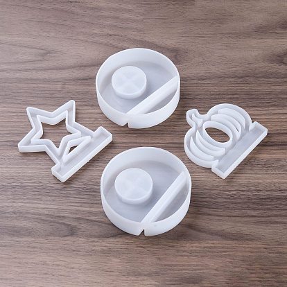 Moules en silicone pour bougies de bricolage, fabrication de décoration, pour la fabrication de bougies