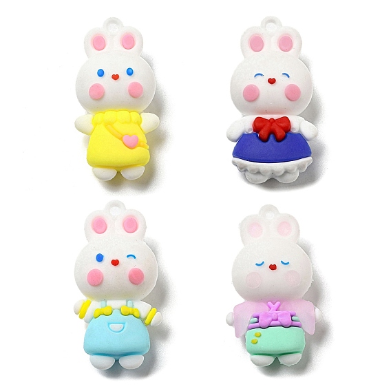 Пластиковые подвески, кролик