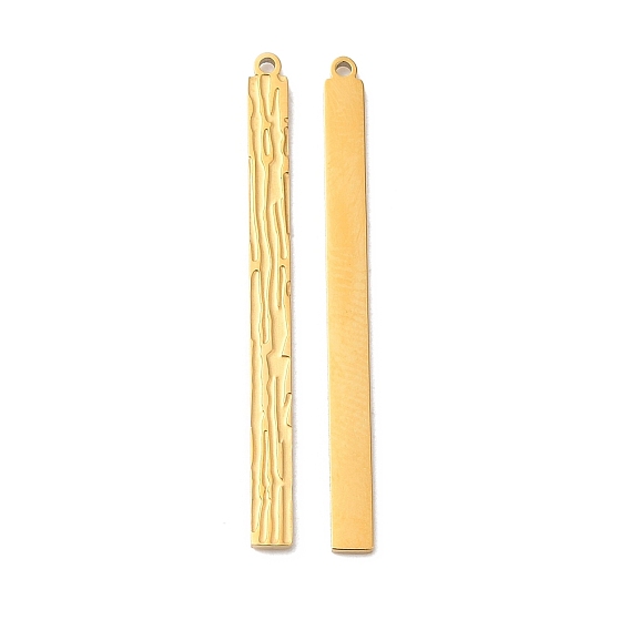 Ионное покрытие (ip) 316l подвески из хирургической нержавеющей стали, без никеля , прямоугольный шарм, 