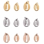 Unicraftale 304 Stainless Steel Pendants, with Jump Ring, Cowrie Shell
