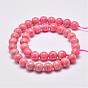 Natural Argentina Rhodochrosite Beads Strands, Round