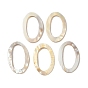 Овальные соединительные кольца из натуральной пресноводной ракушки