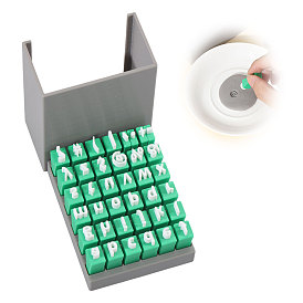 Наборы штампов из пластиковой глины с буквами, для глиняной керамики