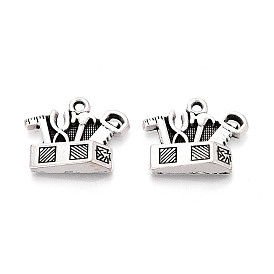 Сплавочные подвески тибетского стиля, подвески для ящиков с инструментами, без кадмия и без свинца