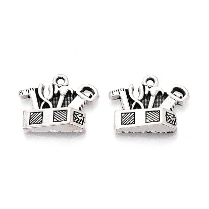 Сплавочные подвески тибетского стиля, подвески для ящиков с инструментами, без кадмия и без свинца