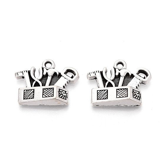 Сплавочные подвески тибетского стиля, подвески для ящиков с инструментами, без кадмия и без свинца