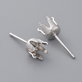 925 серьги из стерлингового серебра, 15x6 мм, штифты : 0.7 мм