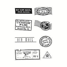 Воздушная почтовая марка тема силиконовые прозрачные марки, для изготовления открыток украшения своими руками скрапбукинг