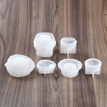 Силиконовые формы для рождественских свечей, для изготовления свечей