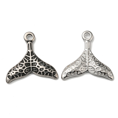 304 подвески из нержавеющей стали, амулеты из китового хвоста