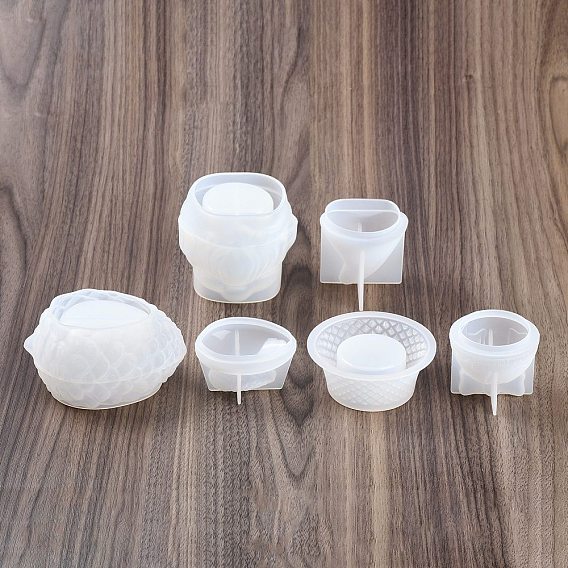 Силиконовые формы для рождественских свечей, для изготовления свечей