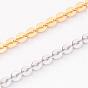 Ion Plating(IP) 304 Stainless Steel Boston Link Chains, Unwelded, with Spool