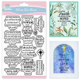 Tampons en plastique PVC, pour scrapbooking diy, album photo décoratif, fabrication de cartes, feuilles de timbres, outils/fleur/timbre/motif de pièce de monnaie