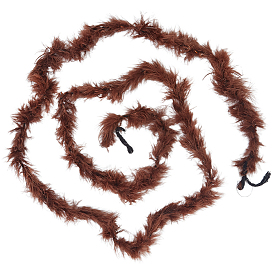 1пуховое боа из перьев индейки для танцев, свадьба, вечерние наряды, украшение костюма на хэллоуин