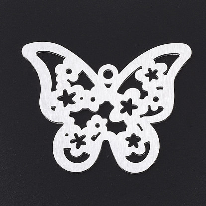 Aluminium Big Pendants, Laser Cut Big Pendants, Butterfly