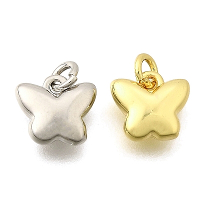 Латунные подвески, бабочки прелести, стойки покрытие, прочное покрытие, без кадмия и без свинца, с целью перехода в кольце