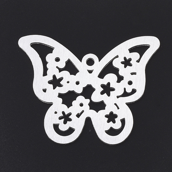 Aluminium Big Pendants, Laser Cut Big Pendants, Butterfly