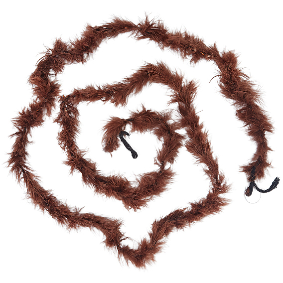 1пуховое боа из перьев индейки для танцев, свадьба, вечерние наряды, украшение костюма на хэллоуин