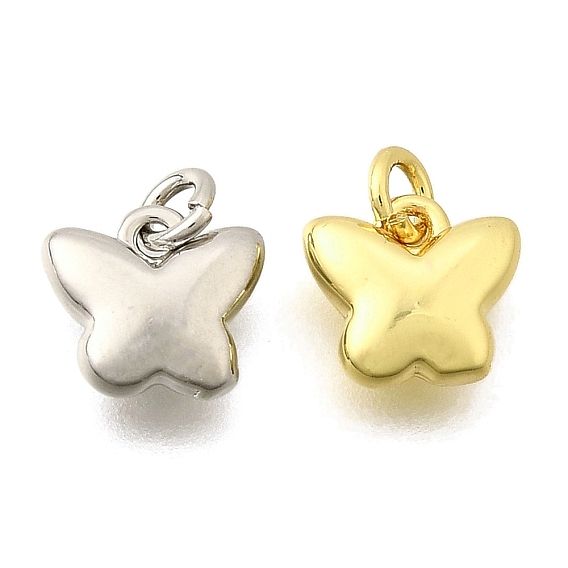 Латунные подвески, бабочки прелести, стойки покрытие, прочное покрытие, без кадмия и без свинца, с целью перехода в кольце